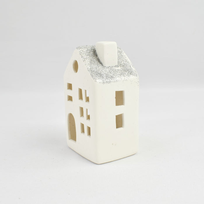Small House With White Led Silver