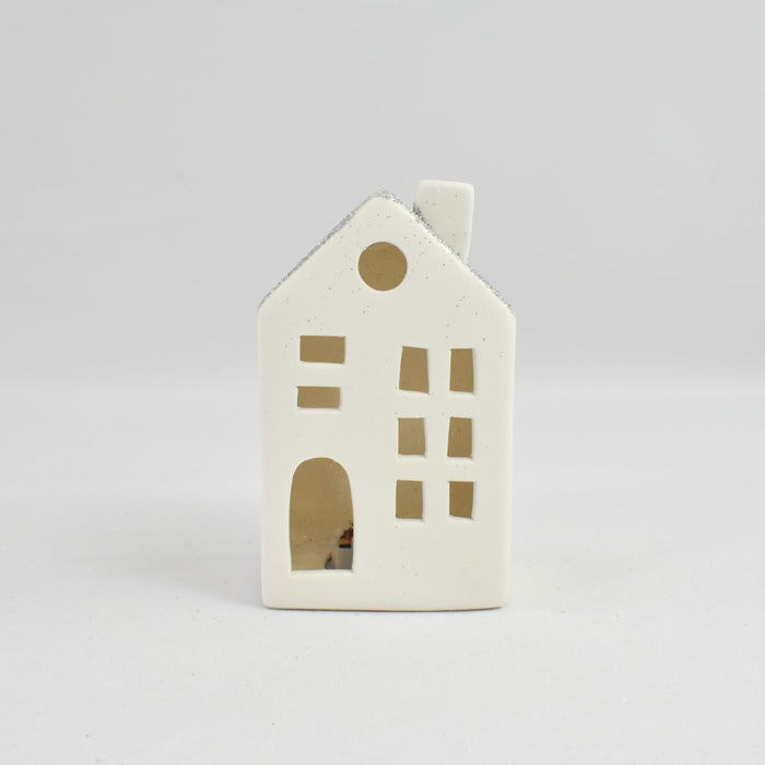 Small House With White Led Silver