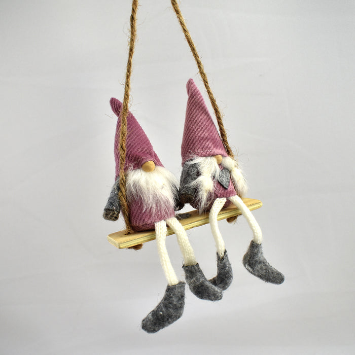 Pink Gnome Hanging Ornament