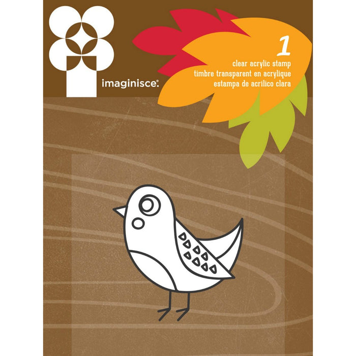 Give Thanks Bird Stamp