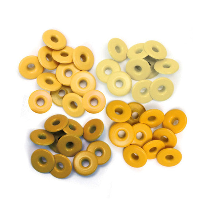 Ojales Yellow . Wide Eyelets.