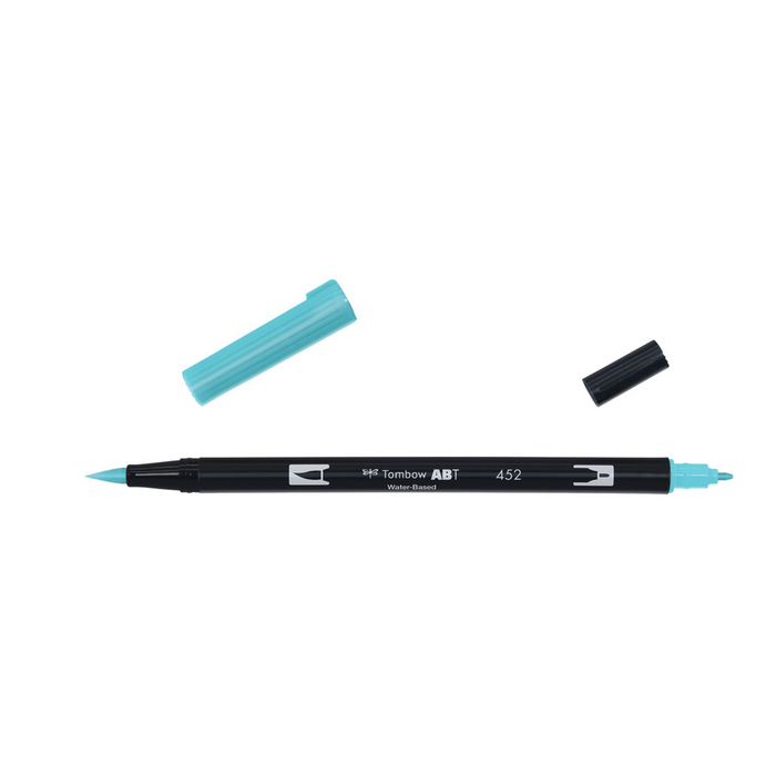 Tombow Dual Brush-Pen Abt 452 Process Blue Marqueur Aquarelle