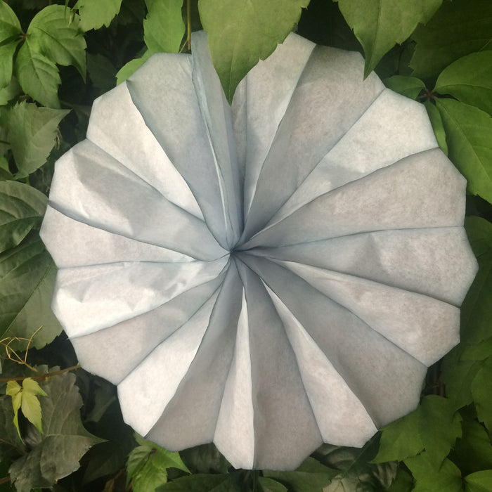 Paper Fan Grey 11''