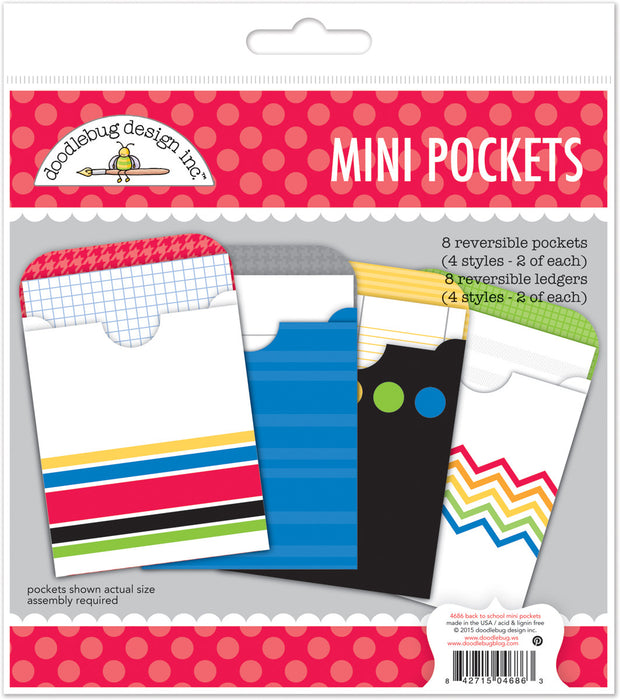 Mini pockets craft kit Back to School