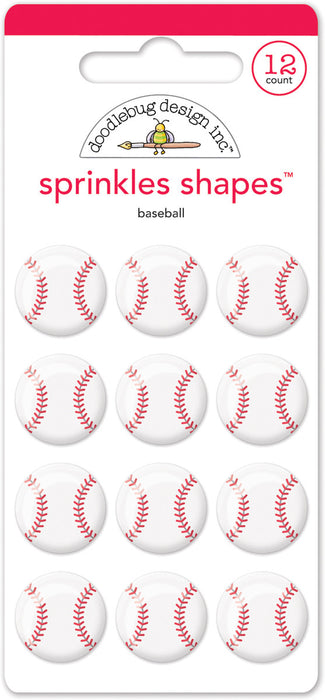 Baseball Sprinkles Shapes