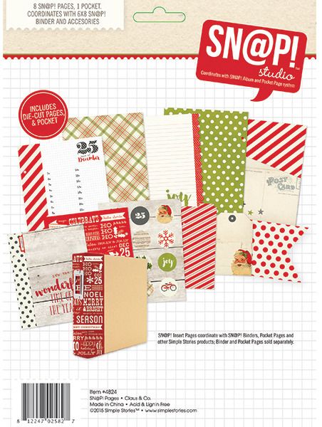 Claus and Co Holiday Planning Inserts