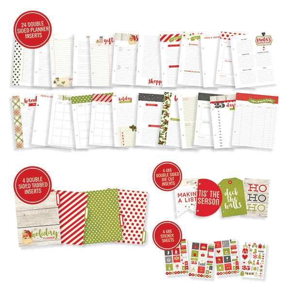 Claus and Co Holiday Planning Inserts