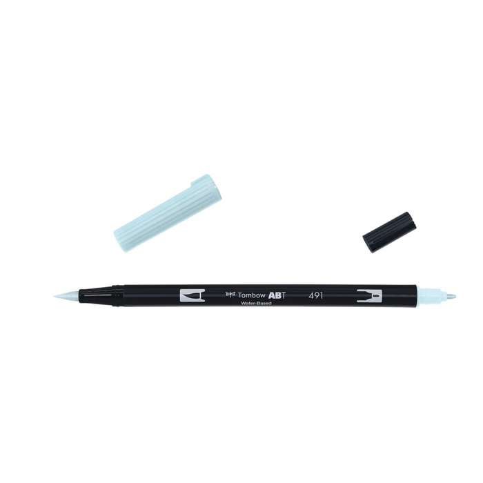 Watercolour Pen Tombow Dual Brush-Pen Abt 491 Glacier Blue