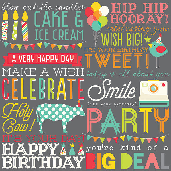 Papel Hip Hip Hooray! Let´sParty