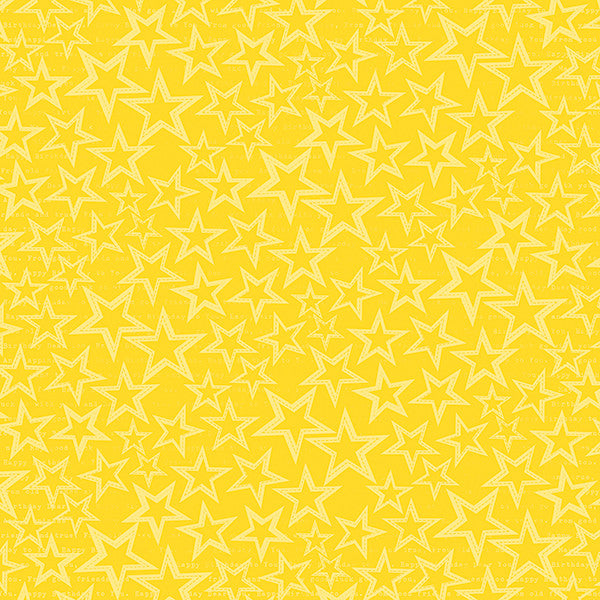 Papel   Red Wishes - Yellow Stars Let´sParty