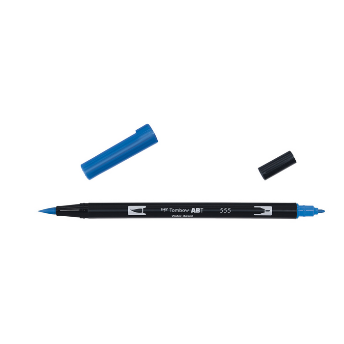 Rotulador Acuarelable Tombow Dual Brush-Pen Abt 555 Ultramarine