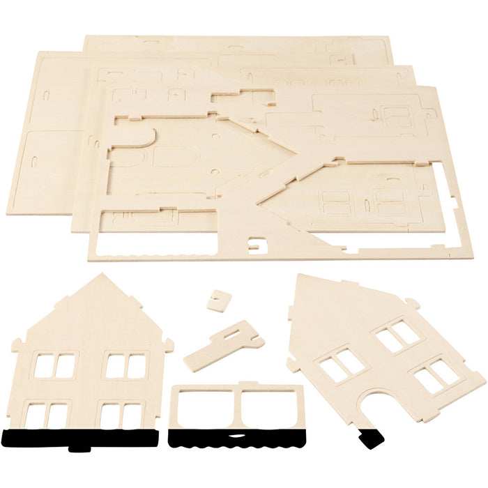 Kit de construction maison avec porche