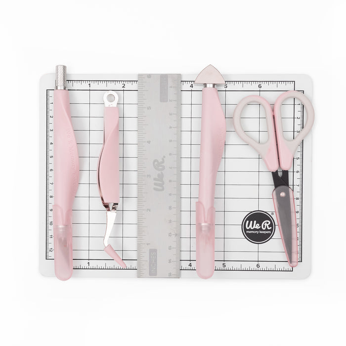 Mini kit di attrezzi rosa Strumenti rosa