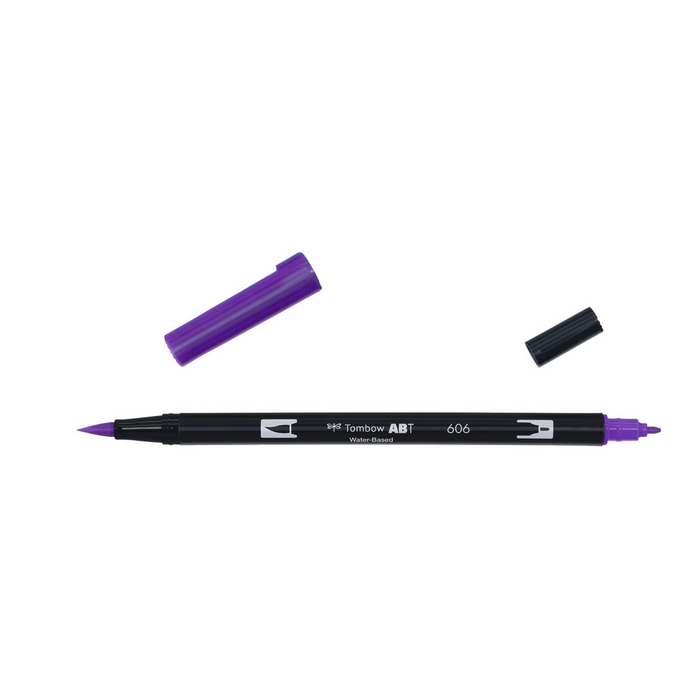 Rotulador Acuarelable Tombow Dual Brush-Pen Abt 606 Violet