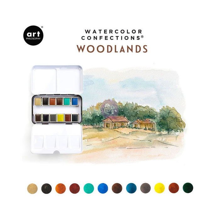 Watercolor Confections Woodlands Watercolor Confections Set