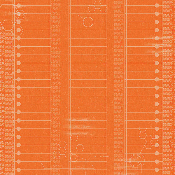 Orange Honeycomb-Code So Rad Paper
