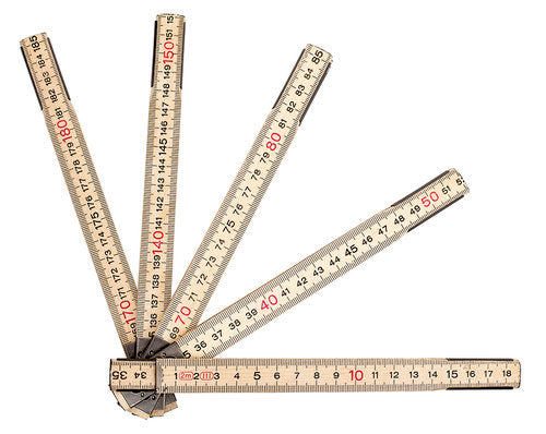 Folded Rulers de 15,2 cm Natural