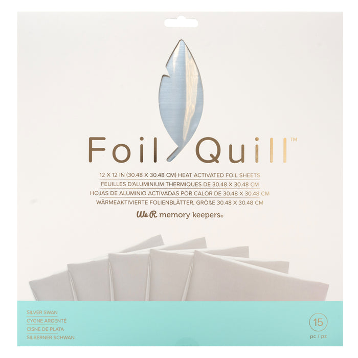 Foil Pack Foil Quill Silver Swan