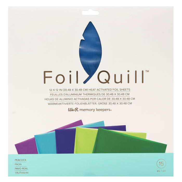 Foil Pack Foil Quill Peacock