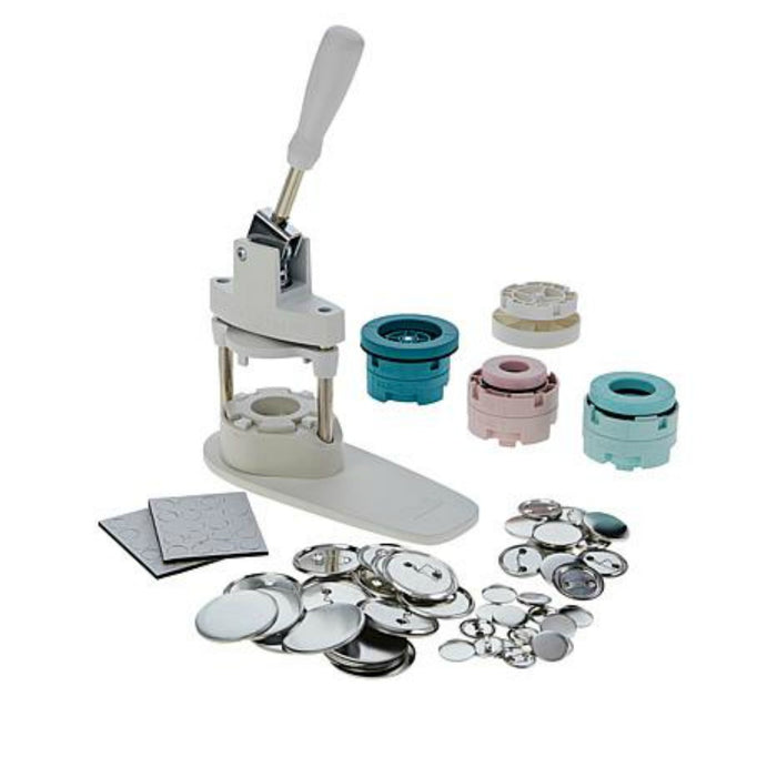 Kit de démarrage Machine pour faire des boutons et des petits, moyens et grands ornements Press Bundle