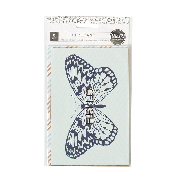 Cards & Envelopes Mint Typecast