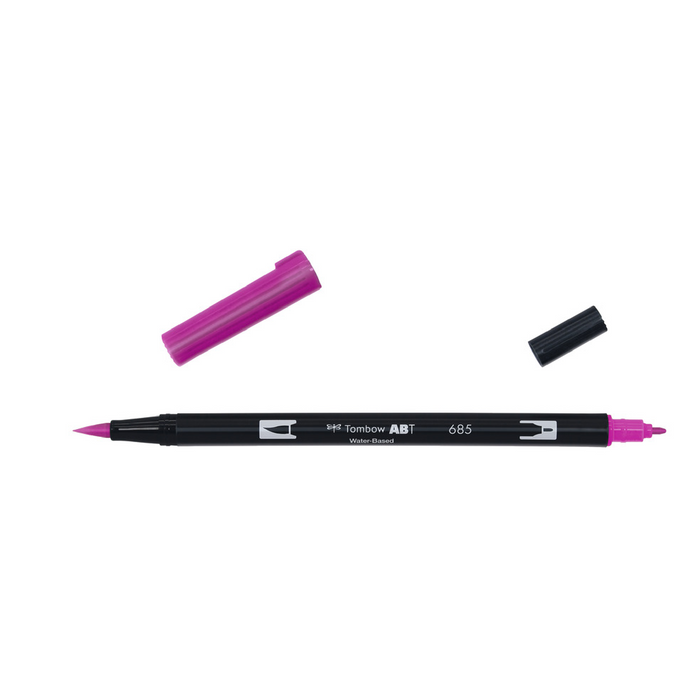 Tombow Dual Brush-Pen Abt 685 Deep Magenta Watercolour Pen