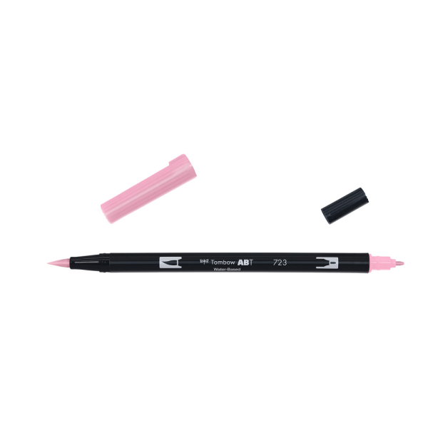 Rotulador Acuarelable Tombow Dual Brush-Pen Abt 723 Pink