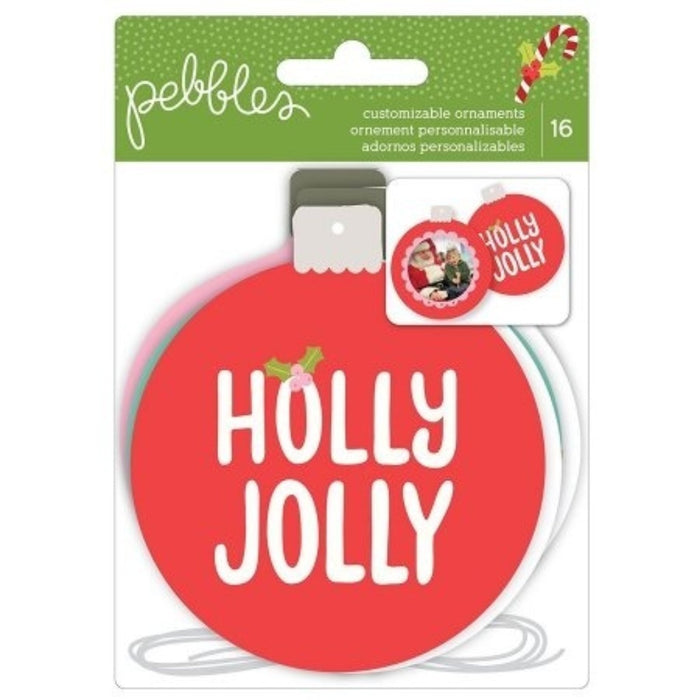 Holly Jolly Customizable Labels