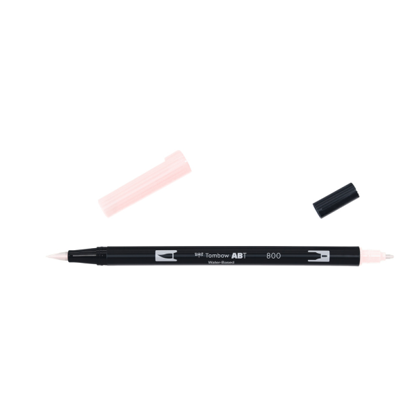 Rotulador Acuarelable Tombow Dual Brush-Pen Abt 800 Baby Pink