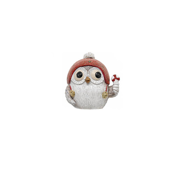Owl Figure with Headphones