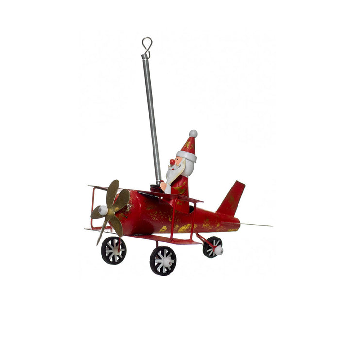 Figure Santa Claus in Plane