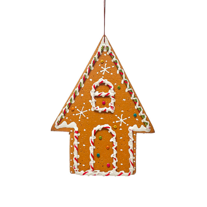 Large Gingerbread House Christmas Ornament