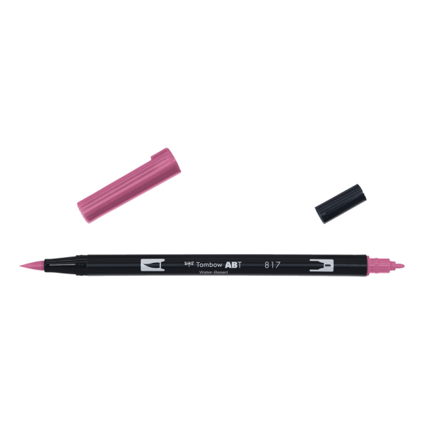 Watercolour Pen Tombow Dual Brush-Pen Abt 817 Mauve