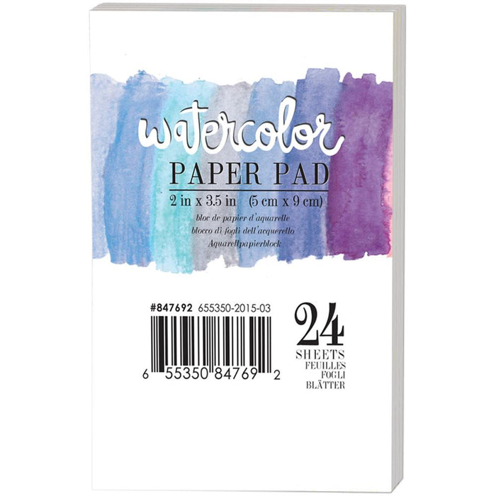 Watercolor Paper Pad  5x9 cm