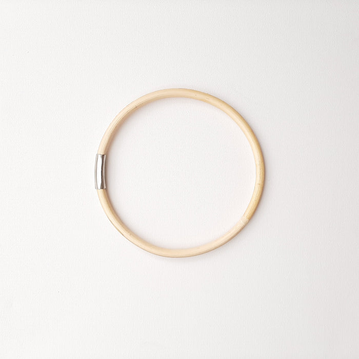 Small Clear Natural Hoop