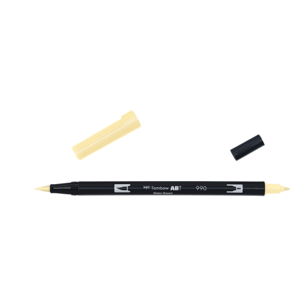 Tombow Dual Brush-Pen Abt 990 Marqueur aquarelle sable clair