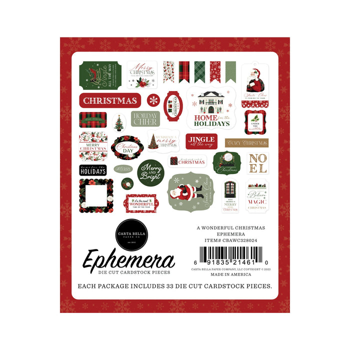 Ephemera A Wonderful Christmas