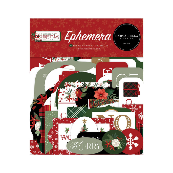 Ephemera A Wonderful Christmas
