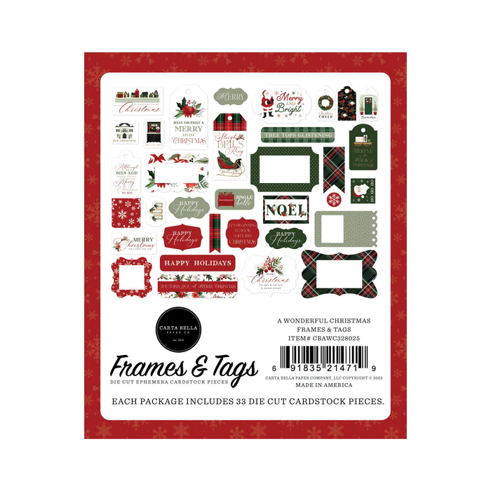 Frames &amp; Tags A Wonderful Christmas