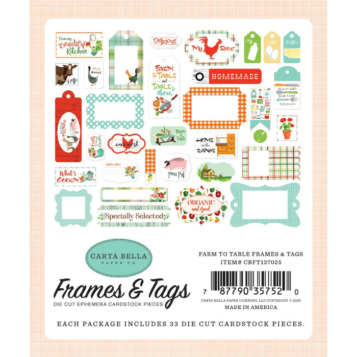 Frames & Tags Farm to Table