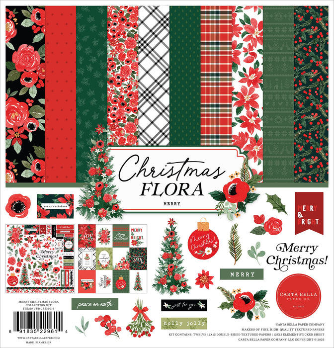 Merry Christmas Flora Collection Kit
