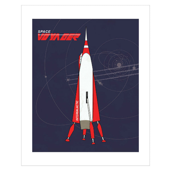 Art Print Grande Space Voyager Space Academy