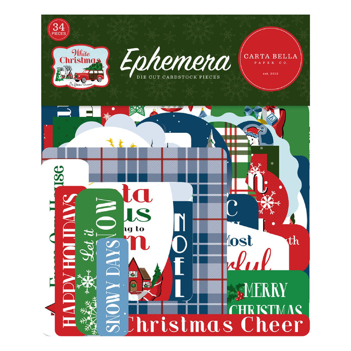 Ephemera White Christmas