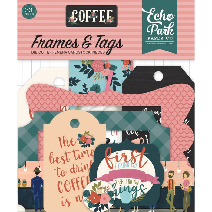 Ephemera Frames & Tags Coffee