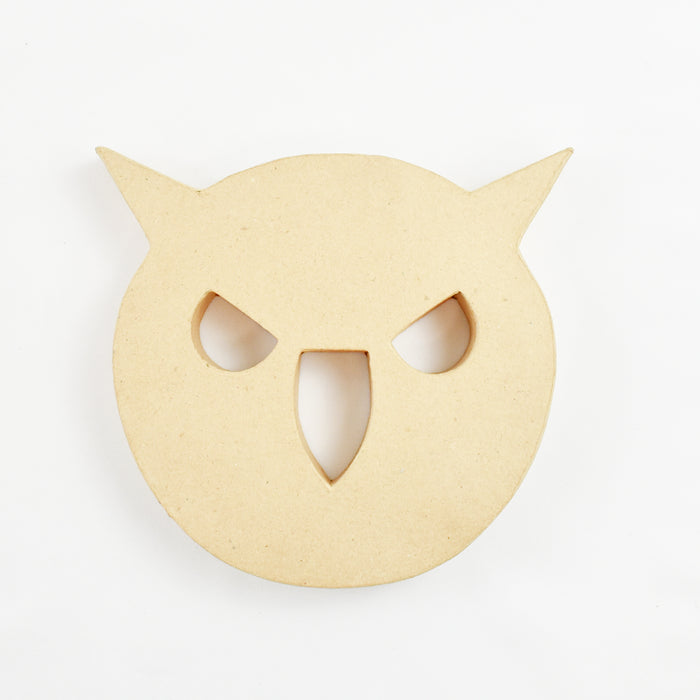 Demon Face Mod.1 in Kraft Cardboard
