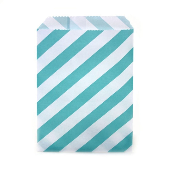 Party Bags Stripes Mint Dress My Cupcake