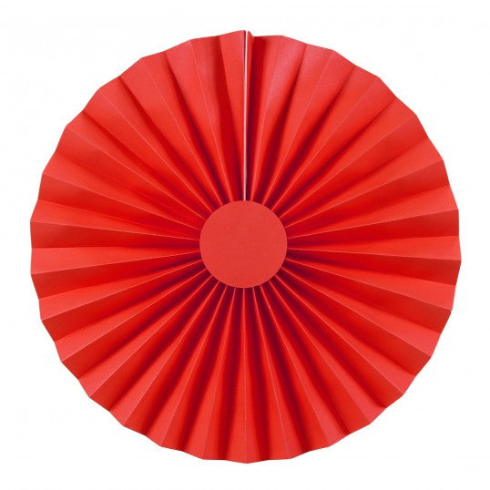 Pack of 2 red 25cm paper fans from Dress my Cupcake
