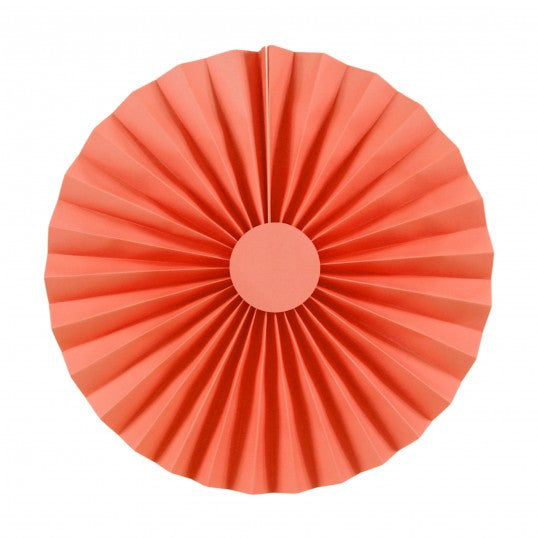 Pack of 2 paper fans 30 cm Coral from Dress my Cupcake