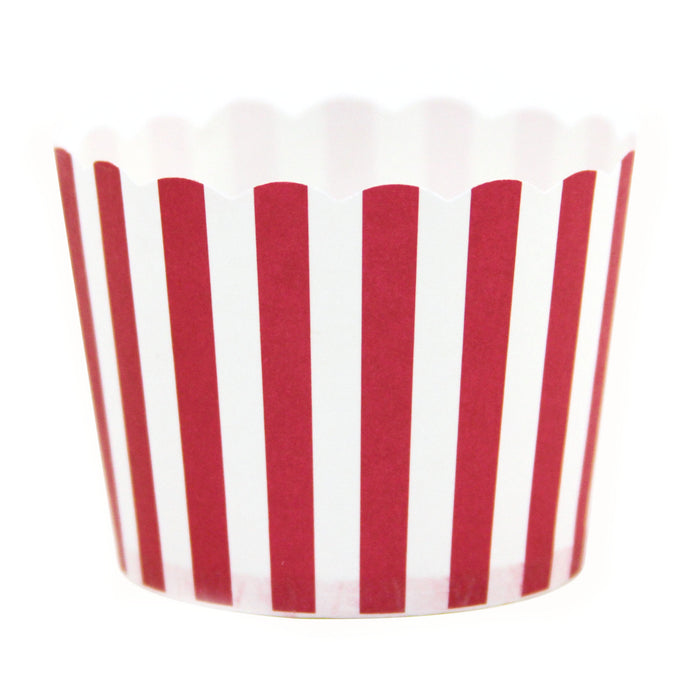 Party cups red stripes 24 units