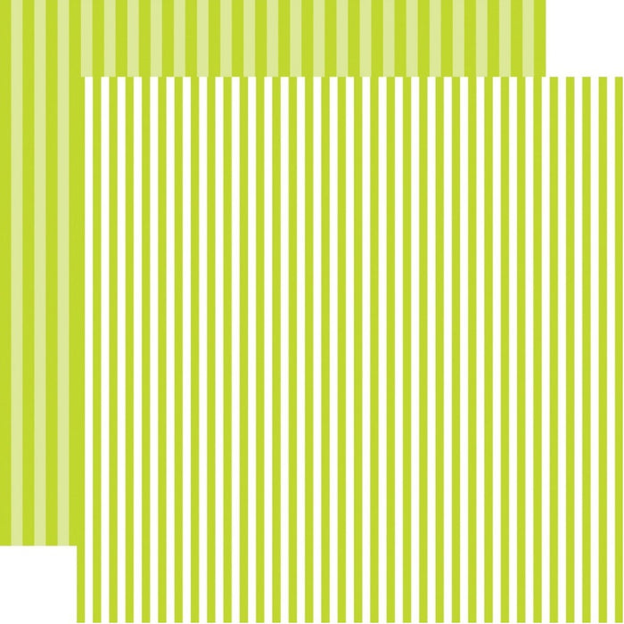 Paper Key Lime Stripe Spring Dots & Stripes